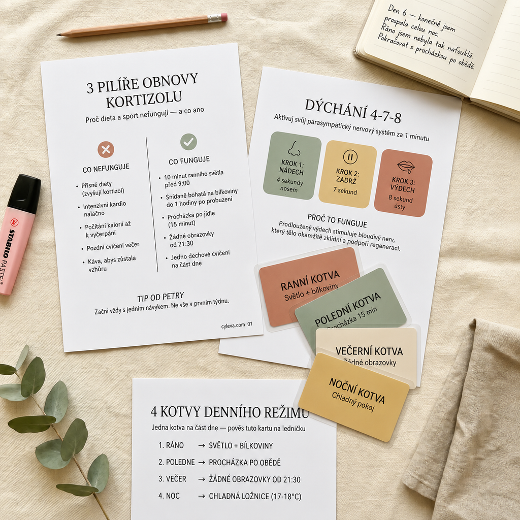 Protocole de reset du cortisol en 21 jours - Guide & cahier d'exercices